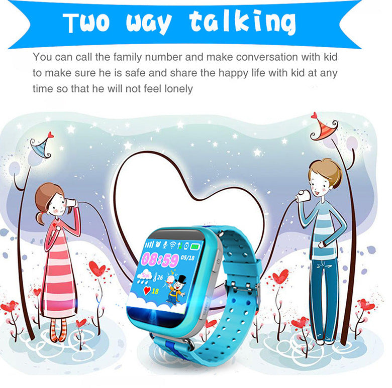 Kids GPS Smart Watch with SOS Call & Touch Screen