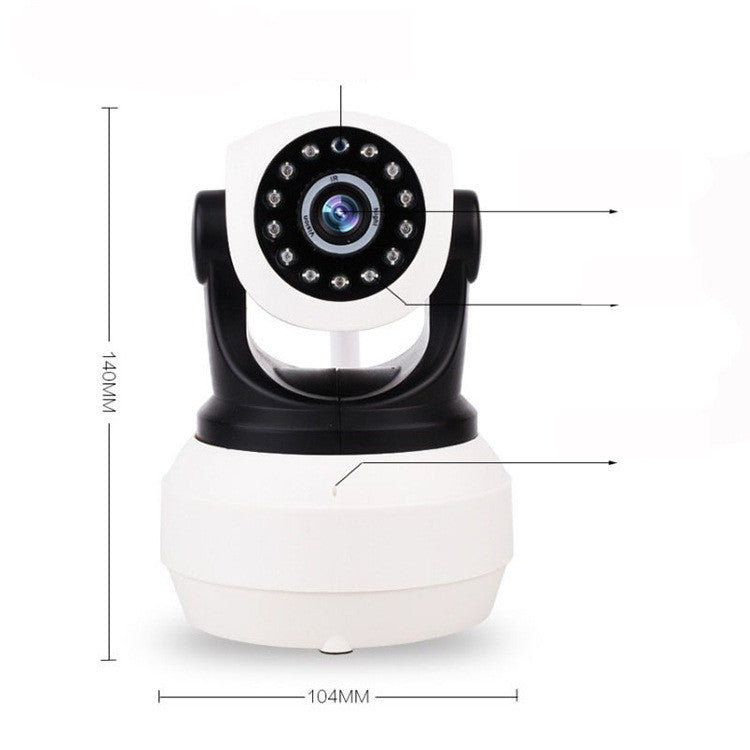 360° Pan & Tilt WiFi Baby Monitor Camera with Night Vision