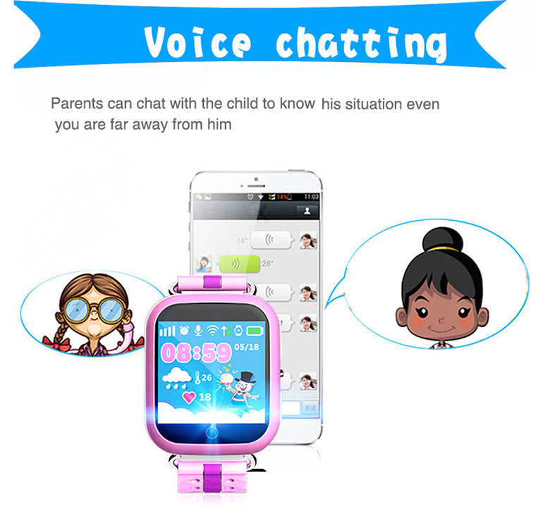 Kids GPS Smart Watch with SOS Call & Touch Screen