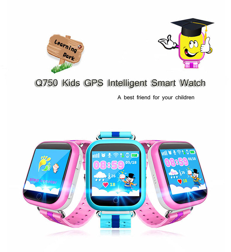 Kids GPS Smart Watch with SOS Call & Touch Screen