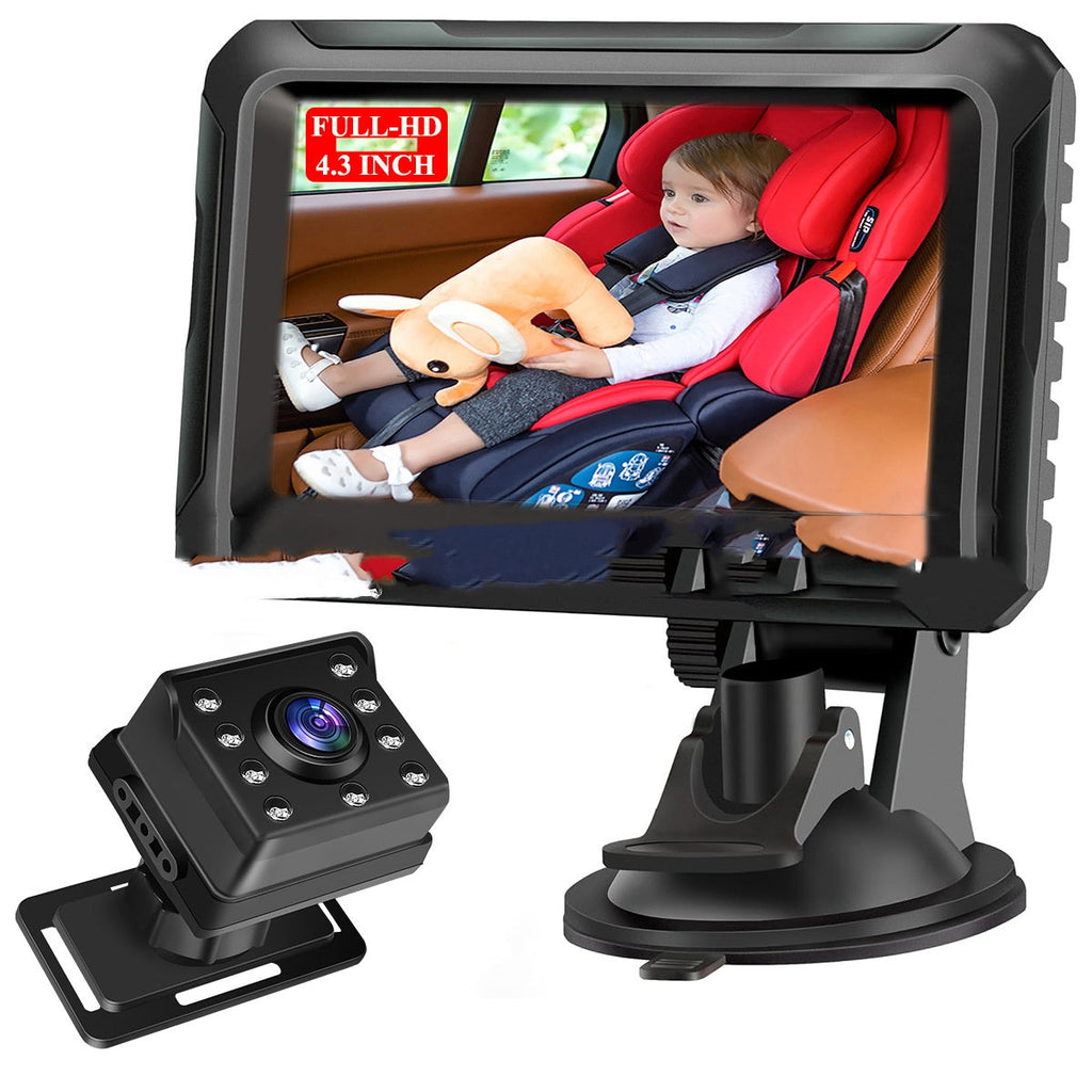 HD 1080p Car Baby Monitor with Night Vision