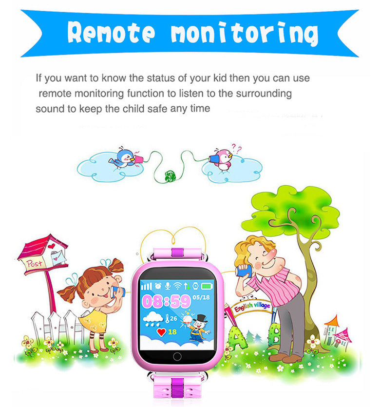 Kids GPS Smart Watch with SOS Call & Touch Screen