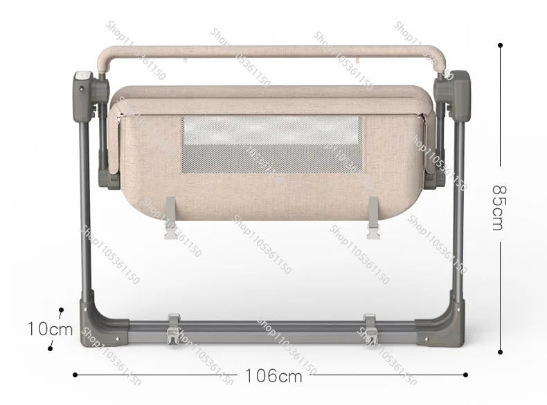 Electric Baby Rocking Cradle | Foldable Bassinet with Music & Mosquito Net